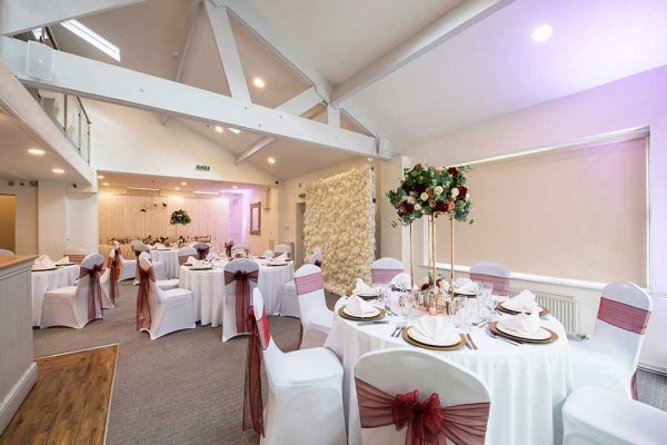 Best Wedding Venue in Stockport, the Bluebell Suite at Joshua Bradley